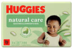 Huggies Natural Care nedves törlőkendő műanyagmentes- 3x48 db