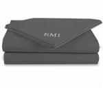 EMI Cearșaf de pat gri închis uni EMI, Cealaltă dublă fixă 200x220
