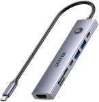 Unitek USB-C 7-in-1 PD 100W HDMI 2.0 HUB WITH ON/OFF SWITCH (H1124AGY01)