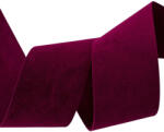 Valex Decor Bársony szalag, 2 oldalas, 40mm x 10m - Wine red (NV40-43)