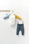 Tongs baby Set cu pantalonasi si body cu maneca lunga pentru bebelusi Monster, Tongs baby (Marime: 18-24 Luni, Culoare: Bleumarin) (tgs_4403-6)