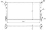 MTR Radiator, racire motor MTR 13054481 (13054481) - fixbox