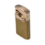  Bricheta Metalica Cu Gaz, Antivant, Model Flip, Reincarcabila, Aurie, Cutie (DLMGG-3216) Bricheta