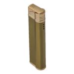  Bricheta Metalica Cu Gaz, Antivant, Model Robotic Slim, Reincarcabila, Auriu, Cutie (DLMGG-3210) Bricheta