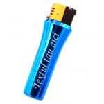  Bricheta Cu Gaz, Antivant, Reincarcabila, Albastru, Personalizata Cu Textul Tau (DLMGG-3888) Bricheta