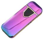  Bricheta Electronica Cu Incarcare Usb, Buton Cu Lumina, Cu Senzor De Amprenta, 7 Cm, Fade (DLMGG-4623) Bricheta