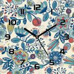 Coloray Szép üveg falióra Mezei növények 30x30 (pl-zsk-30x30-TO-3)