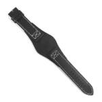  Curea de ceas Neagra Handmade din piele naturala 22mm WZ4940 (WZ4940)