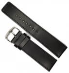  Curea ceas HANDMADE Piele Naturala Neagra 24 si 28mm | Marime XL (WZ1331)