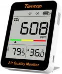 Temtop CO2 mérő levegőminőség monitor hőmérséklet időjárás állomás (B0CGX22CR8)