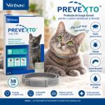 Virbac PreveXto Zgarda Antiparazitara Pisici 38 cm , Protectie pana la 8 Luni