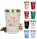Fisura Thermo bögre 310 Ml Légmentesen záródó Bézs Rozsdamentes acél (Beige Cup)