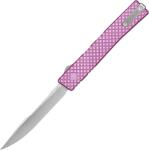 Ocaso Lucent Automatic OTF Large Pink - Diamond/Harpoon M390 Aluminum 18LLP