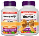 Webber Naturals Коензим WN Q10 + подарък Витамин C 1000 mg + шипка| Webber Naturals (77276 WN)
