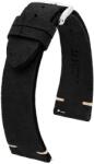 Hirsch Curea Hirsch Serro - neagră - 19 mm - L - Standardní délka (doporučujeme) - 16 mm - Argint + 5 ani garanție și cadou GRATUIT (P95376)