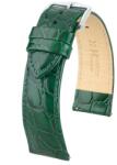 Hirsch Curea Hirsch Crocograin - verde - 16 mm - M - Střední délka - 14 mm - De aur + 5 ani garanție și cadou GRATUIT (P39617)