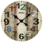 AMS Ceas de perete AMS Design Quartz 9650 + 5 ani garanție și cadou GRATUIT