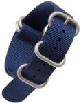 Helveti Curea NATO ZULU albastru - 24 mm