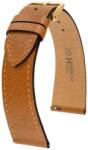 Hirsch Curea Hirsch Giffone - maro auriu - 20 mm - L - Standardní délka (doporučujeme) - 16 mm - De aur + 5 ani garanție și cadou GRATUIT (P89797)