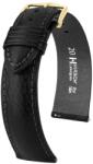 Hirsch Curea Hirsch Camelgrain - negru - 22 mm - L - Standardní délka (doporučujeme) - 20 mm - Argint + 5 ani garanție și cadou GRATUIT (P77183)