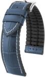 Hirsch Curea Hirsch George - albastră - 24 mm - L - Standardní délka (doporučujeme) - 22 mm - Argint + 5 ani garanție și cadou GRATUIT (P77094)
