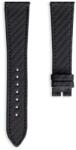 Vulcain Curea din piele Vulcain Carbon neagră - 22 mm x 18 mm + 5 ani garanție și cadou GRATUIT