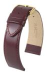 Hirsch Curea Hirsch Osiris - burgundy - 16 mm - M - Střední délka - 14 mm - De aur + 5 ani garanție și cadou GRATUIT