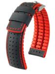 Hirsch Curea Hirsch Robby - roșu - 20 mm - L - Standardní délka (doporučujeme) - 18 mm - Argint + 5 ani garanție și cadou GRATUIT (P74372)