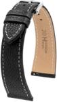 Hirsch Curea Hirsch Bologna - negru - 20 mm - M - Střední délka - 16 mm - Argint + 5 ani garanție și cadou GRATUIT (P96560)