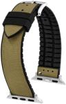 Hirsch Řemínek Hirsch Arne pro Apple Watch - zelený - 22 mm - L - Standardní délka (doporučujeme) - 20 mm - Argint + 5 ani garanție și cadou GRATUIT (P129723)