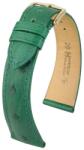 Hirsch Curea Hirsch Massai Ostrich - verde - 19 mm - L - Standardní délka (doporučujeme) - 14 mm - Aur roz + 5 ani garanție și cadou GRATUIT (P101851)