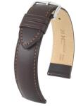 Hirsch Curea Hirsch Kent - maro - 18 mm - M - Střední délka - 16 mm - Argint + 5 ani garanție și cadou GRATUIT (P80073)