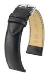 Hirsch Curea Hirsch Merino - negru, mat - 20 mm - M - Střední délka - 18 mm - De aur + 5 ani garanție și cadou GRATUIT (P80084)