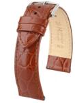Hirsch Curea Hirsch Crocograin - maro auriu - 16 mm - M - Střední délka - 14 mm - De aur + 5 ani garanție și cadou GRATUIT (P79956)