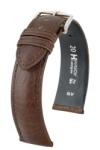 Hirsch Curea Hirsch Camelgrain - maro închis - 12 mm - M - Střední délka - 10 mm - De aur + 5 ani garanție și cadou GRATUIT (P80206)