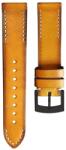 Biatec Curea din piele Biatec | Honey vintage - 20 mm - Negru + 5 ani garanție și cadou GRATUIT (P98526)