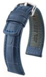 Hirsch Curea Hirsch Grand Duke - albastră - 20 mm - L - Standardní délka - 18 mm - Argint + 5 ani garanție și cadou GRATUIT