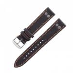 Laco Curea Laco Pilot Strap - negru/portocaliu - 18 mm - XL - Prodloužená délka - 16 mm + 5 ani garanție și cadou GRATUIT (P84200)