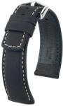 Hirsch Curea Hirsch Mariner - neagră - 22 mm - L - Standardní délka (doporučujeme) - 20 mm - Argint + 5 ani garanție și cadou GRATUIT (P40441)