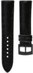 Biatec Curea din piele Biatec crocodil autentic | Negru - 20 mm - Negru + 5 ani garanție și cadou GRATUIT (P106453)