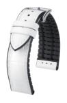Hirsch Curea Hirsch Paul - albă - 20 mm - M - Střední délka - 18 mm - Argint + 5 ani garanție și cadou GRATUIT (P76934)
