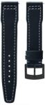 Biatec Curea din piele Biatec Marine | Albastru - 20 mm - Negru + 5 ani garanție și cadou GRATUIT