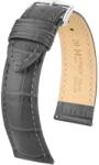 Hirsch Curea Hirsch Duke - gri - 18 mm - L - Standardní délka (doporučujeme) - 16 mm - Argint + 5 ani garanție și cadou GRATUIT (P35054)