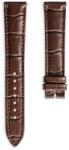 Vulcain curea din piele de aligator maro (CITES) - 20 mm