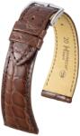 Hirsch Curea Hirsch Regent - maro, mat - 18 mm - L - Standardní délka (doporučujeme) - 16 mm - Argint + 5 ani garanție și cadou GRATUIT (P76839)