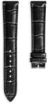Vulcain Curea din piele Vulcain aligator negru - 20 mm + 5 ani garanție și cadou GRATUIT (P112585)