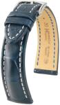 Hirsch Curea Hirsch Capitano - albastră - 21 mm - L - Standardní délka (doporučujeme) - 18 mm - Argint + 5 ani garanție și cadou GRATUIT (P86483)