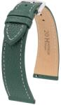 Hirsch Curea Hirsch Bologna - verde închis - 20 mm - M - Střední délka - 16 mm - Argint + 5 ani garanție și cadou GRATUIT (P134155)