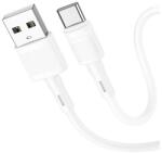 hoco. Cablu de date HOCO X83 USB - Type-C, 100 cm, ALB (X83 WHITE)