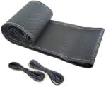 Ro Group Husa volan din piele naturala perforata gri, de cusut, 38 cm, RoGroup (IN2284)